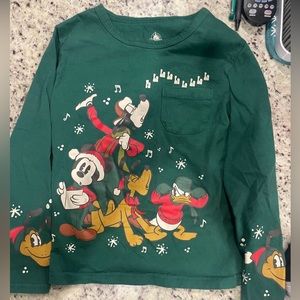 Boys Disney holiday long sleeve shirt